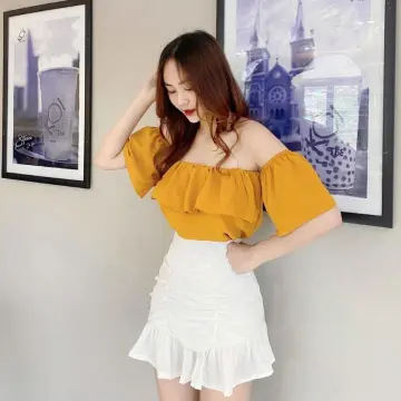 Chân váy xòe đuôi cá cúc họa mi  CV325  Topvay Fashion