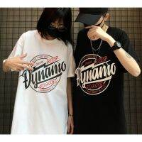 [พร้อมส่ง] เสื้อยืดสกรีนลายอักษรเสื้อคู่รัก เสื้อโอเวอร์ไซด์เสื้อผ้านิ่มใส่สบาย1233