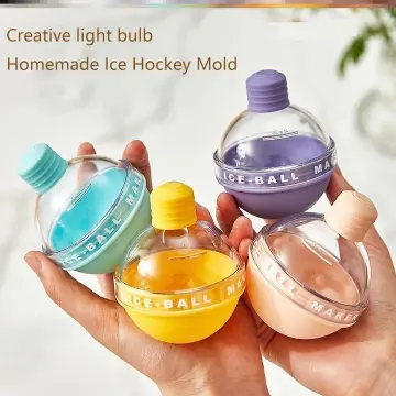 Household Cylinder Ice Cube Mold Whiskey Ice Cube Light Bulbs Ice