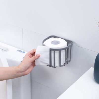 1 Pc Round Plastic Bathroom Shelf Self-Drain Good Ventilation Toilet Paper Shower Shelf Bathroom Accessories for Home Bathroom Counter Storage