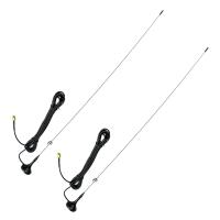 2X UT-108UV SMA-M 144/430MHz Dual Band Magnet Antenna Yaesu for Baofeng Radios