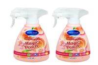 ( 380 ml x2 ขวด )  Shaldan ชาร์ลเดิร์น สเปรย์ ขจัดกลิ่น เซ้นท์แอนด์แคร์   กลิ่น MAGIC PEACH  ขนาด 380ml * 2