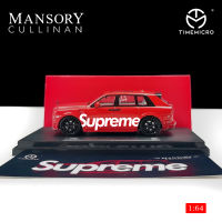 Titimemicro 1:64 Rolls Royce Mansory Cullinan สีแดงรถโมเดล Diecast