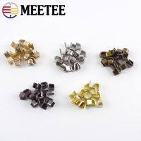 ◇◙ 50g Meetee Brass U Style Zipper Stopper Non-slip for 3 5 8 10 for Metal Nylon Resin Zippers Repair Crafts Hardware Accessory