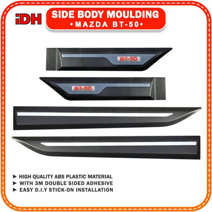 Mazda BT50 | MAZDA BT-50 Side Body Moulding 2021-2022 (Two-Toned) (with ...