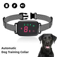 ZZOOI Smart Automatic Anti Barking Dog Collar HD Digital Display IP67 Waterproof Collar For Dog Rechargeable Bark Stopper Stop Barking