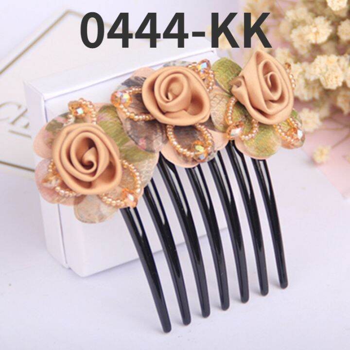 korean-version-simple-flower-juan-yarn-inserted-comb-ball-head-hair-curler-versatile-acrylic-jewelry