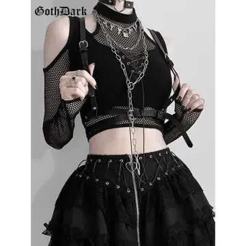E-girl Gothic Grunge Corset Crop Top Vintage Women Lace Trim Black Cami Top  Harajuku Retro Mini Vest Punk Style Emo Alt Clothes