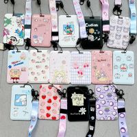【hot sale】 ⊕✲✺ B11 Women Men ID Credit Bank Business Card Holder Students Bus Card Case Male Visit Door Identity Badge Cards ID Card Pass Cover Cartoon Cute Lanyard