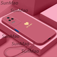 For เคสโทรศัพท์ Poco F4 5G รักหัวใจออกแบบกรณีซิลิโคนป้องกันกรณี