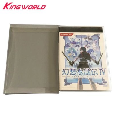 【Thriving】 yawowe กล่องแสดงผลแบบใสสำหรับ PS2 Game Collection Storage Case PET Protective Box