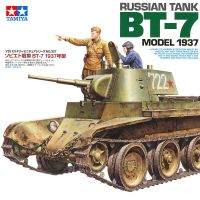 Tamiya โมเดล BT-7 1/35และถังมีหุ่นประกอบ1937ชุดก่อสร้างสำหรับสะสมเขื่อนฮอย