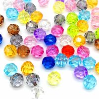 6/8/10/12mm Rondelle Faceted Acrylic Beads Loose Spacer Beads for Handmade DIY Necklace Bracelet Jewelry Making Wholesale DIY accessories and others