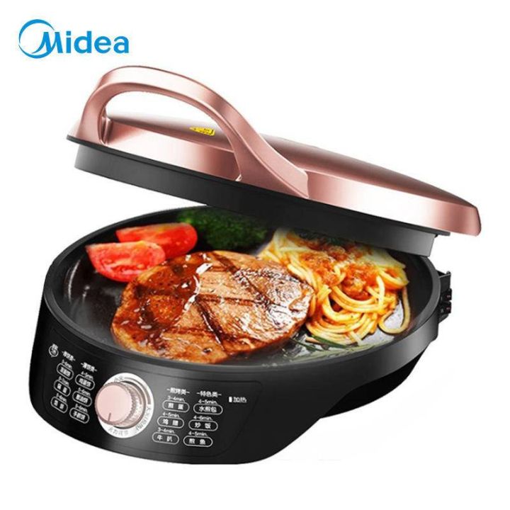 Midea electric baking pan Flying pan BBQ pan double-sided heating