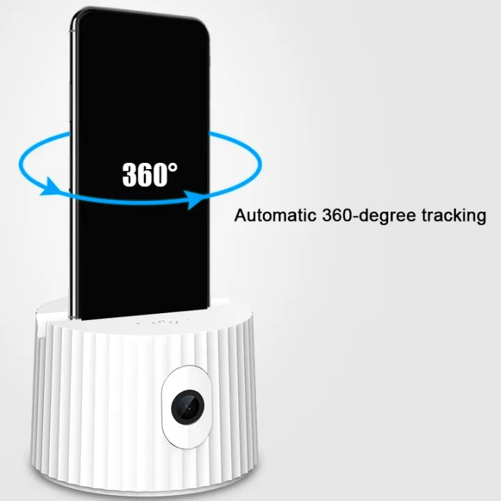 ไม้เซลฟี่อัจฉริยะสำหรับถ่ายภาพอัตโนมัติหมุนได้360-แบบพกพาสำหรับวิดีโอถ่ายทอดสด-vlog-สำหรับขาตั้งกล้องสามขาสมาร์ทโฟน