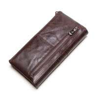ContactS Genuine Leather Wallet Women Long Wallets Female Phone Clutch Zipper and Hasp Fashion Ladies Purse Coin Card Holder