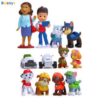 【COD】12ชิ้น/เซ็ต Paw Patrol สุนัขกู้ภัยตุ๊กตาหุ่นชุดของเล่น PVC Action ชุดเด็กวันเกิดของขวัญตุ๊กตาขยับแขนขาได้