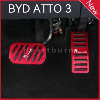 BYD ATTO 3 EV 2022-2025ที่เหยียบ2ชิ้นอุปกรณ์เสริมรถยนต์เหยียบเบรค3สี