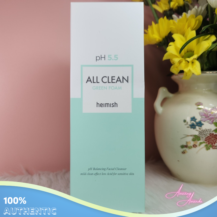 Heimish All Clean Green Foam Facial Cleanser 150g Lazada PH
