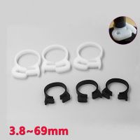 2PCS Plastic Line Strong Clip Fastener Fixed Tool White Black Hose Clamp Spring Hoops Fuel Air Tube Fitting