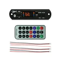 Bluetooth 5.0 MP3 Player Decoder Board FM Radio TF USB 2X40W AUX Module Receiver JQ-D063BT Kit Audio Amplifier Board