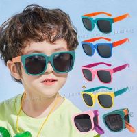 【hot sale】✘ D03 Retro Round Folding childrens sunglasses Boys and girls personality candy-colored sunglasses