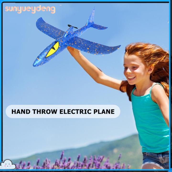 เครื่องบินร่อนโยนด้วยมือไฟฟ้าสวนกลางแจ้งเครื่องบินร่อนโฟม-epp
