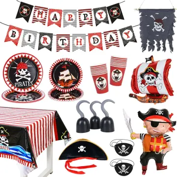 Happy Birthday Pirate Decorations - Best Price in Singapore - Apr