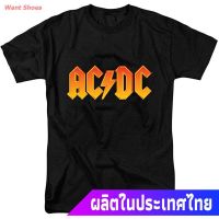 ผ้าฝ้าย 100%เสื้อยืดลำลอง Impact ACDC Distress Orange  Adult Short Sleeve T-Shirt Mens Womens T-shirtsS-3XL  P6HP