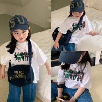 CUTE BABY?พร้อมส่ง?เสื้อยืดเด็ก ผู้หญิง/ผู้ชาย เสื้อยืดโอเวอร์ไซส์ สำหรับเด็ก(760)