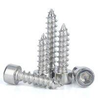 25pcs 50pcs M2 M2.6 M3 M3.5 M4 M5 M6 Ha Nickel Plated Hex Socket Cylinder Head Cap Screw Self-tapping Hexagon Speaker Screw