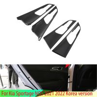 Carbon Fiber Car Inner Door Handle Cover Catch Bowl Sticker Trim for Kia Sportage NQ5 2022