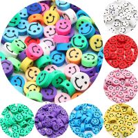 20/50/100pcs Mixed Smile Face Polymer Clay Beads Round Clay Spacer Beads For Jewelry Making Diy Bracelet Handmade Accessories
