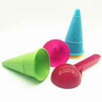 5pcs/set Beach Toys Ice Cream Cup Spoon Play House Snow Beach Sand Toys Outdoor M0X4