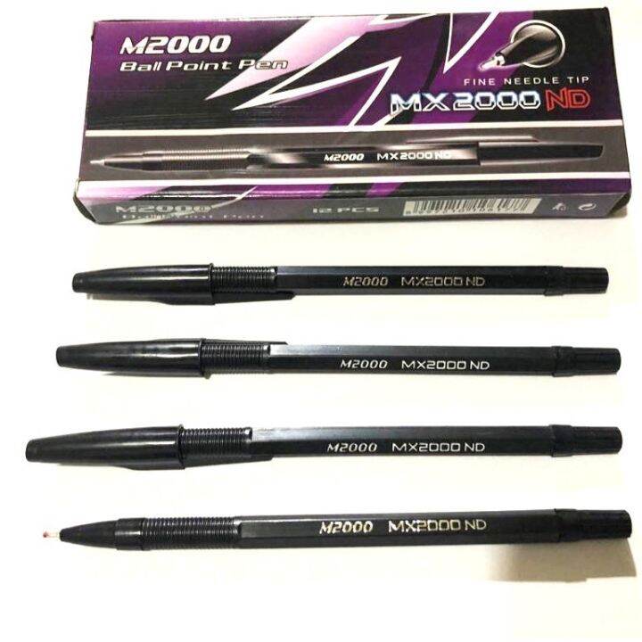 Xoxomarket - Pulpen MX2000ND Tinta Hitam Bolpoin Pen Pulpen Balpoint 1 ...