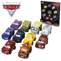 10 Pcs/set Disney Pixar Cars 3 Mini Metal Diecasts Toy Vehicles Lightning McQueen Black Storm Jackson Car Toys FLG72