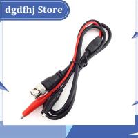 Dgdfhj Shop 1M BNC Male Plug Connector Cable to Dual Alligator Clip DIY Test Probe Leads Wires Crocodile Clips Roach