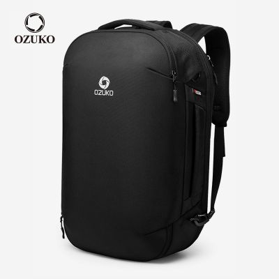OZUKO Men Large Capacity Laptop Backpack Casual Business Waterproof Travel Bags