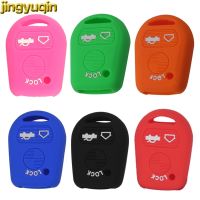 dfgved Jingyuqin Silicone Key Cover Case for BMW E31 E32 E34 E36 E38 E39 E46 Z3 3Button Straight Remote Car Key Accessories