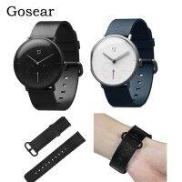 [SOSO 3C accessories] Gosear หนังแท้เปลี่ยนสายนาฬิกาข้อมือสร้อยข้อมือสายรัดข้อมือสำหรับ Xiaomi Xiao Mi Mijia ควอตซ์สมาร์ทดูอุปกรณ์เสริม