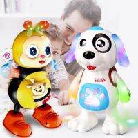 【JCHEN pet supplie】หุ่นยนต์อิเล็กทรอนิกส์ DogMusicDance เดิน Cute3 4 5 6ปี OldToys เด็กวัยหัดเดินสัตว์ BoysChildren