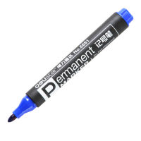 【✆New✆】 zangduan414043703 Deli ปากกามาร์กเกอร์สีขาว2ชิ้นเครื่องเขียนสำนักงานโรงเรียนปากกาพลาสติกหัวน้ำมัน S557ซีดีแบบทำมือ