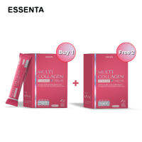 Essenta Multi Collagen Complex [1 ฟรี 2]  เอสเซนต้าคอลลาเจนไตรเปปไทด์ นำเข้าจากเกาหลี  บรรจุ 10 ซอง/กล่อง