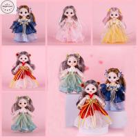 Hanfu ชุดเดรสโบราณเจ้าหญิงน้อยตุ๊กตา Bjd เจ้าหญิงน้อยมีหลายสี17ซมตุ๊กตาเจ้าหญิงสไตล์จีนโบราณตุ๊กตาเด็กผู้หญิงพลาสติก17ซมตุ๊กตาเด็กผู้หญิงโบราณของเล่นสวมบทบาท