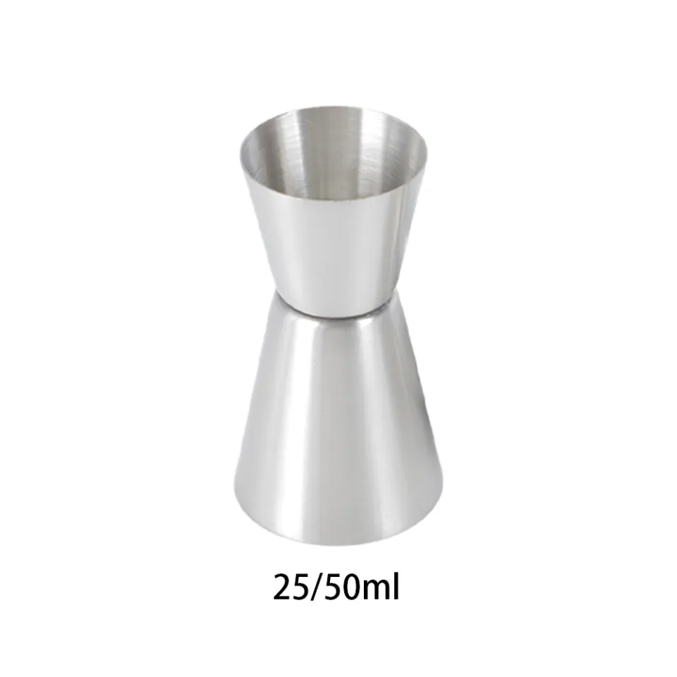 2pcs 25ml 50ml Juice Restaurant Liquids Stainless Steel Bar