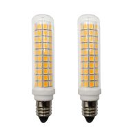 A6277 1000lm หรี่แสงได้2ชิ้น AC120V ไฟ LED สีขาวนวล1042835 10วัตต์ E11เสมือนหลอดแฮโลเจนฐานโคมระย้าขนาดเล็ก