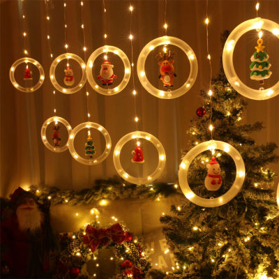 ไฟสตริงคริสต์มาส (แบตเตอรี่) สำหรับแขวนในร่มหรือกลางแจ้งใช้โคมไฟตกแต่งสำหรับต้นคริสต์มาสลานแต่งงานปาร์ตี้3เมตร
