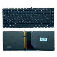 ใหม่เรารัสเซียแป้นพิมพ์สำหรับ Acer ปรารถนา R7 R7-572 R7-572G R7-571 R7-571G MS2317ด้วย RU อังกฤษ Backlit