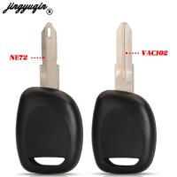 Jingyuqin 10Pcs สำหรับ Renault Duster Logan Kangoo Master Traffic Fob Remote Car Key Shell Case Uncut NE72 VAC102 Balde เปลี่ยน