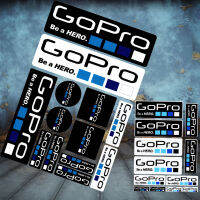 โลโก้ Gopro สติกเกอร์สะท้อนแสงกีฬาผาดโผนรถจักรยานยนต์ Trunk Body Helmet Decals
